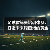 足球教练员培训体系:打造未来绿茵场的黄金引擎(图1) 足球教练员培训体系:打造未来绿茵场的黄金引擎(图1)