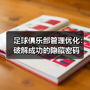足球俱乐部管理优化:破解成功的隐藏密码(图3) 足球俱乐部管理优化:破解成功的隐藏密码(图3)