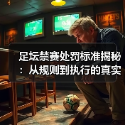 足坛禁赛处罚标准揭秘:从规则到执行的真实内幕(图1) 足坛禁赛处罚标准揭秘:从规则到执行的真实内幕(图1)