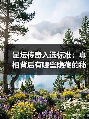足坛传奇入选标准：真相背后有哪些隐藏的秘密？（图2）