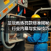 足坛教练罚款标准揭秘:行业内幕与实操技巧(图1) 足坛教练罚款标准揭秘:行业内幕与实操技巧(图1)
