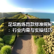 足坛教练罚款标准揭秘:行业内幕与实操技巧(图4) 足坛教练罚款标准揭秘:行业内幕与实操技巧(图4)