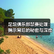足坛俱乐部禁赛处理:揭示背后的秘密与深度策略(图1) 足坛俱乐部禁赛处理:揭示背后的秘密与深度策略(图1)