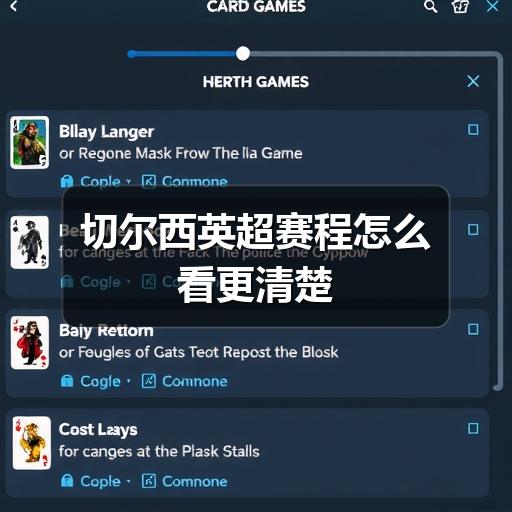 切尔西英超赛程怎么看更清楚